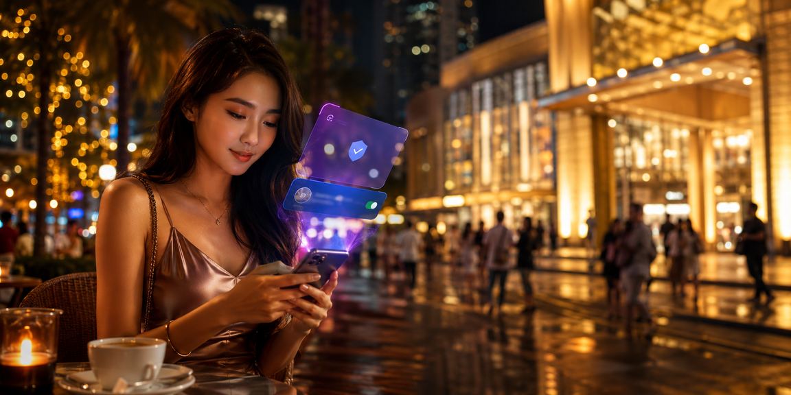 Pengguna Kuala Lumpur menggunakan platform mudah alih 31450 dengan perlindungan data peribadi